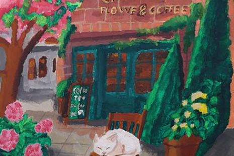 낮잠자는 고양이